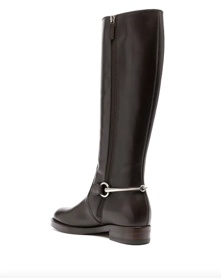 Gucci buckle-detail knee-length boots