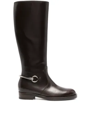 Gucci buckle-detail knee-length boots