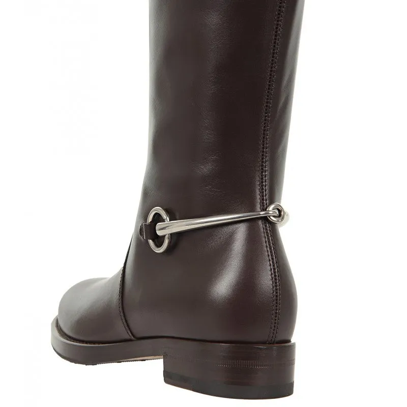 Gucci buckle-detail knee-length boots