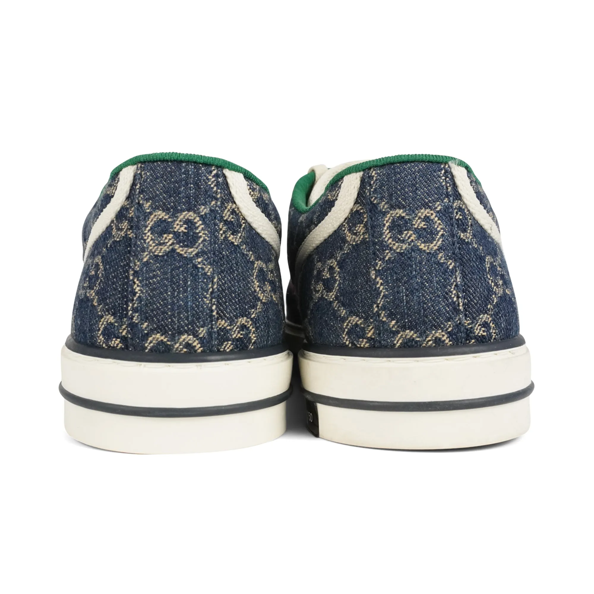 Gucci Denim Tennis Sneakers - Men's 11.5