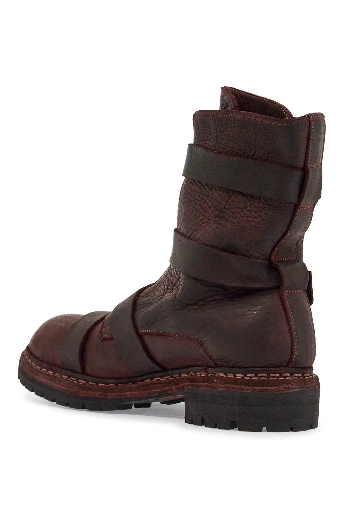 Guidi Men's   Horse Leather Boots With Adjustable Straps