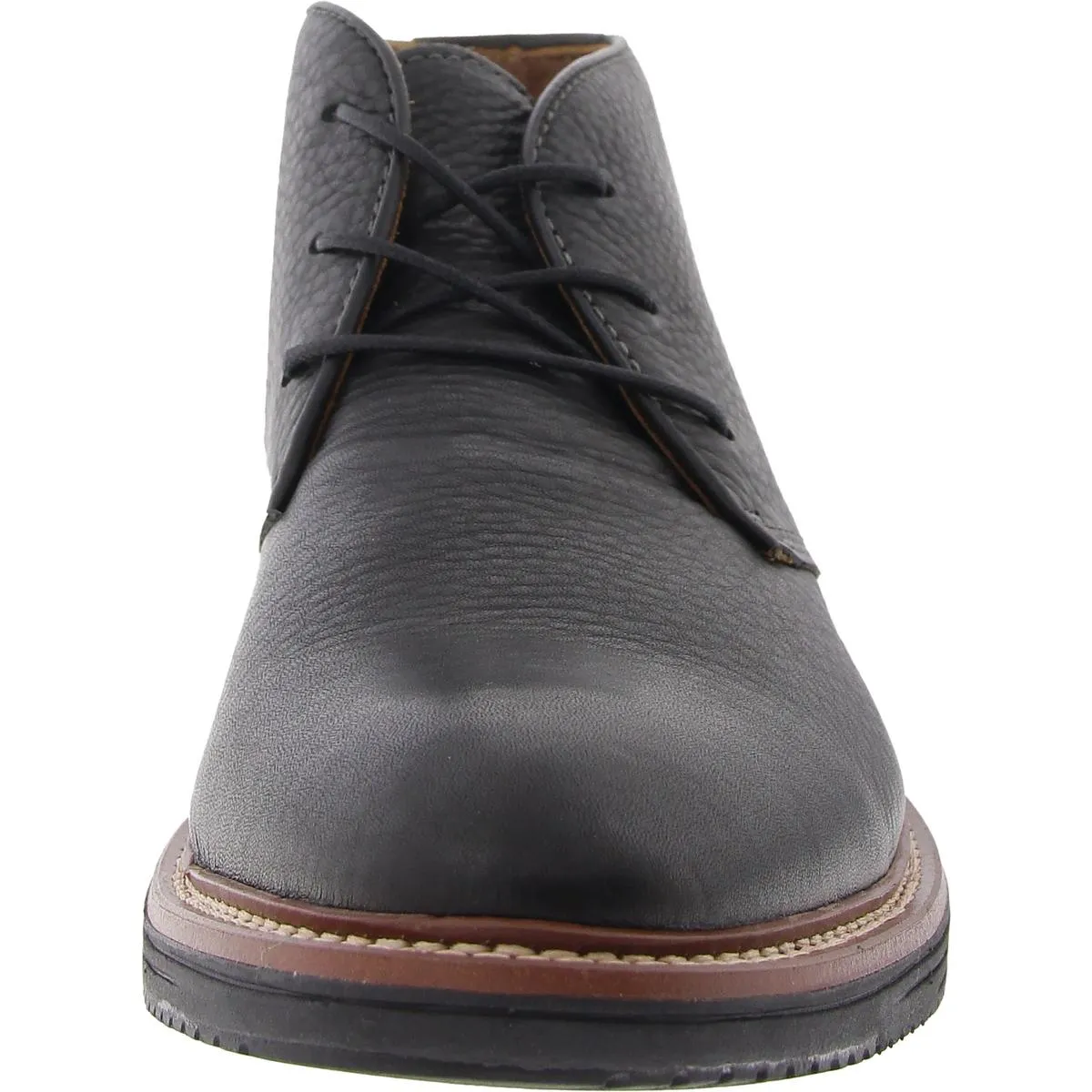 Hawkin Mens Lace-Up Leather Derby Shoes