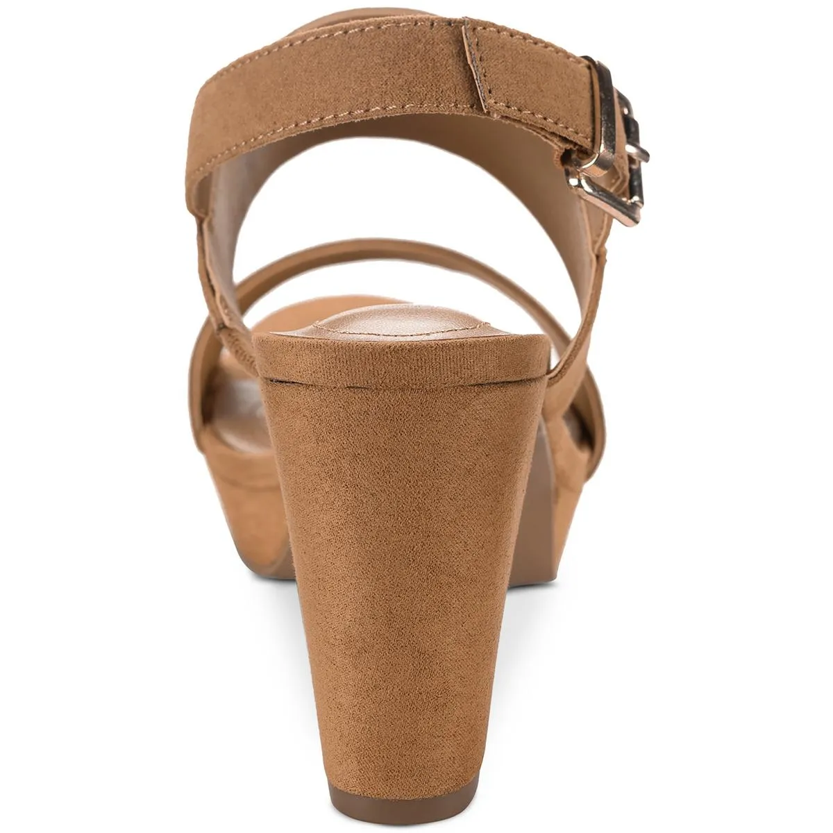 Jazminn Womens Faux Suede Ankle Strap Slingback Sandals