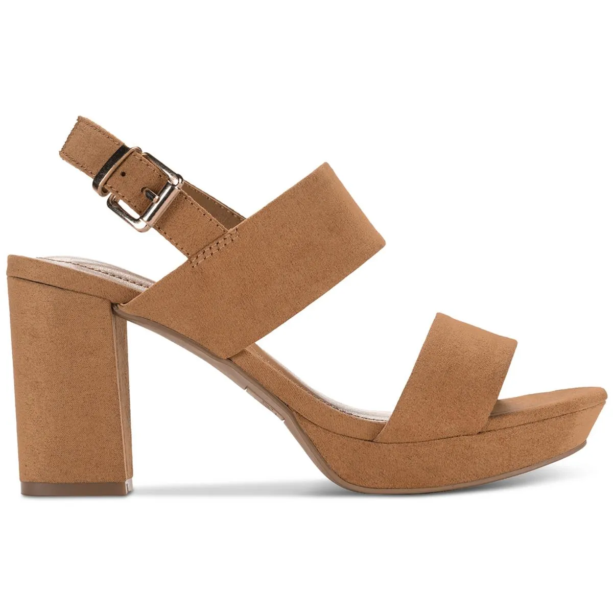 Jazminn Womens Faux Suede Ankle Strap Slingback Sandals