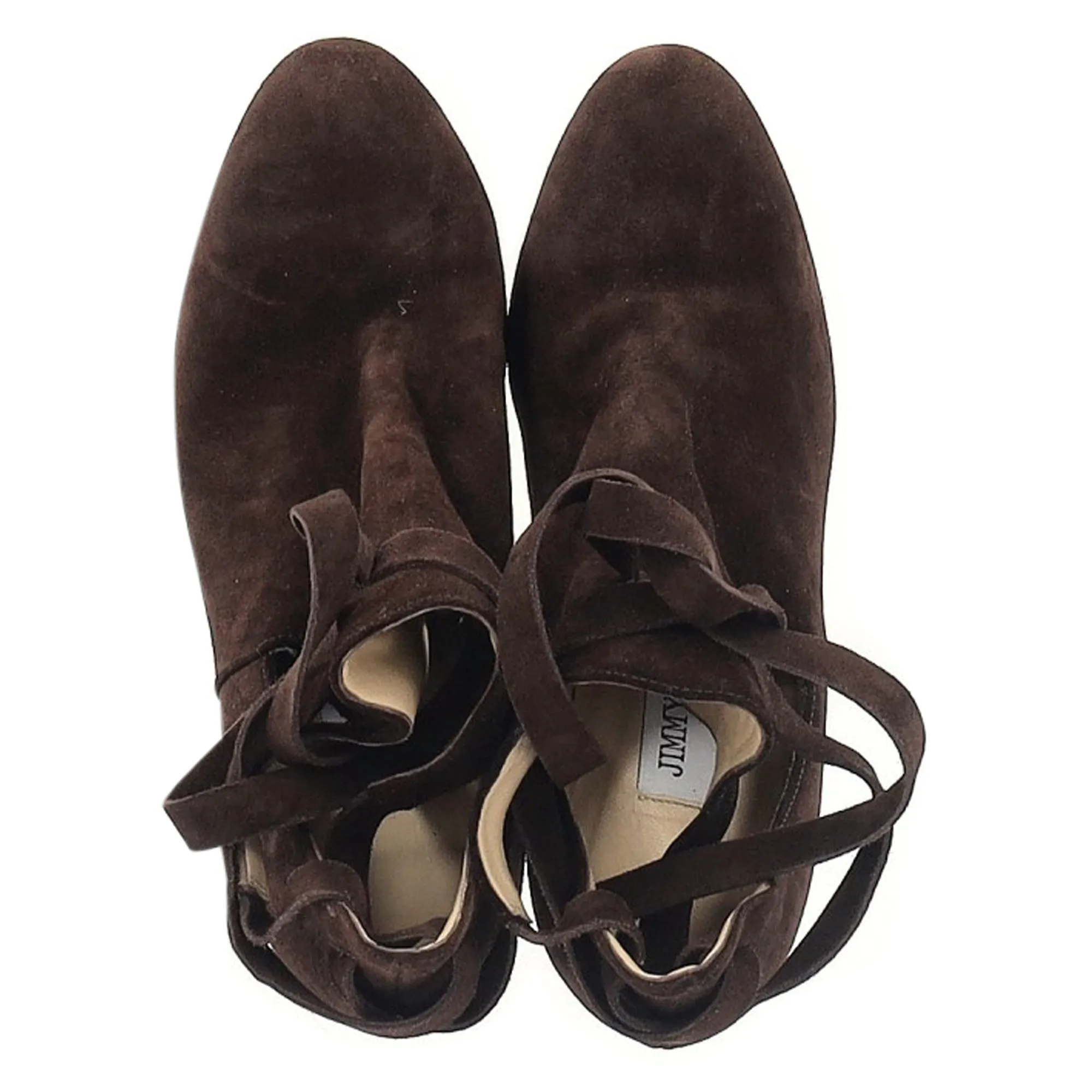 Jimmy Choo Marina Ankle Boots in Brown Suede