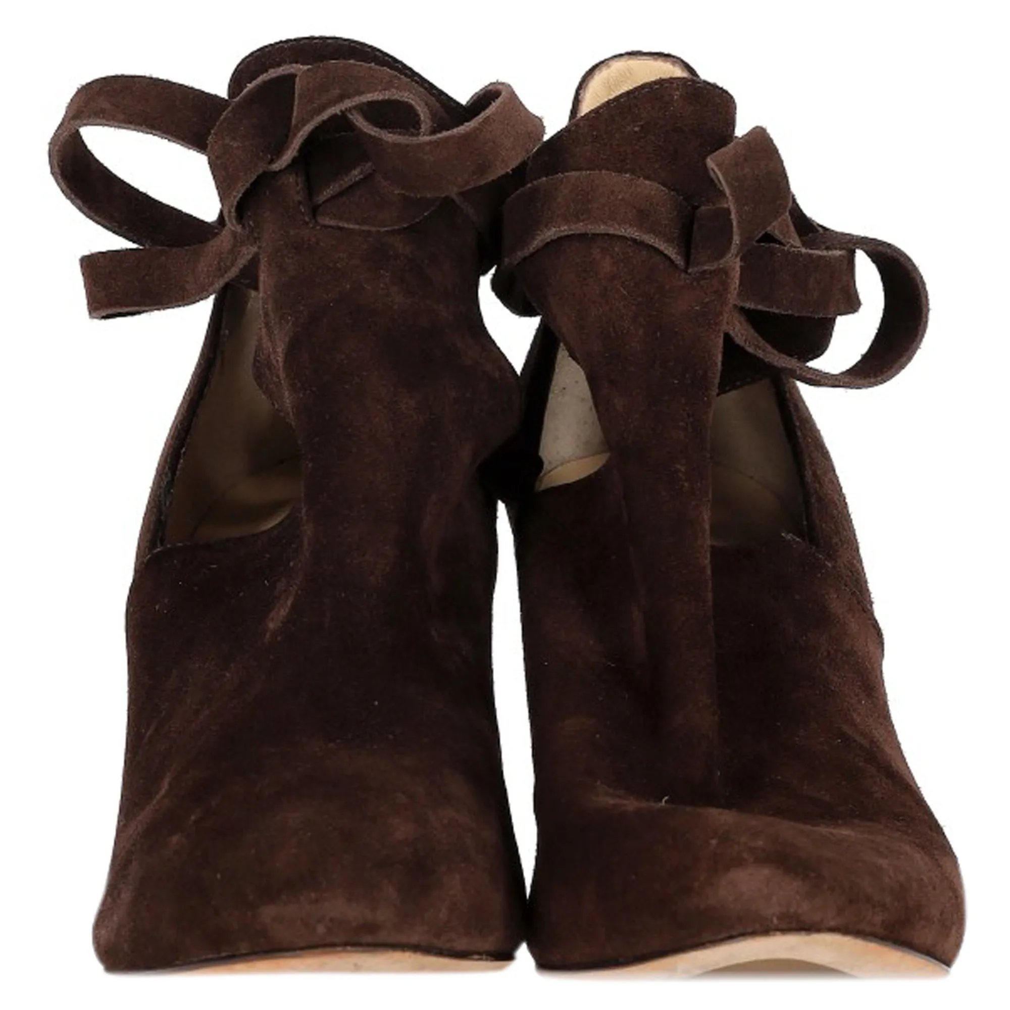Jimmy Choo Marina Ankle Boots in Brown Suede