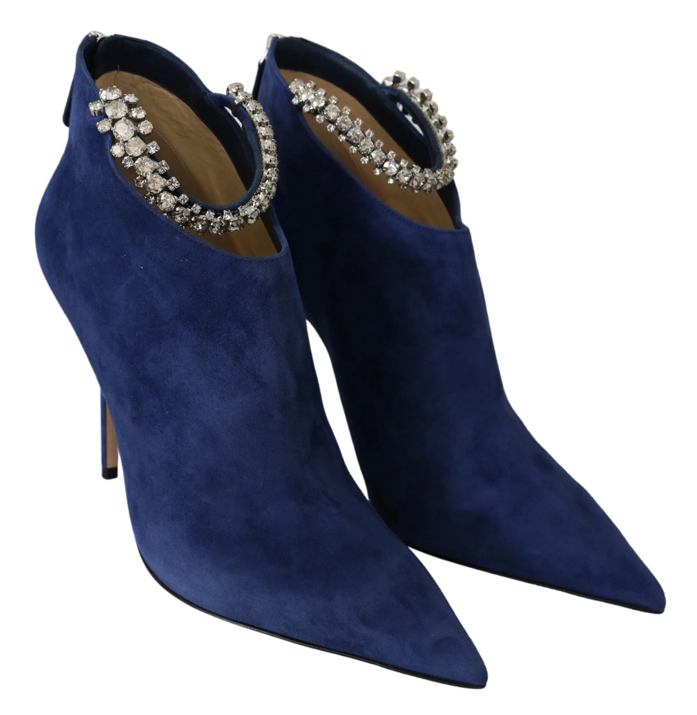 Jimmy Choo Pop  Crystal-Strap Heeled Women's Boots