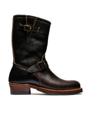 John Lofgren Bootmaker Wabash Engineer Boots Horween Waxed Flesh Dark Brown