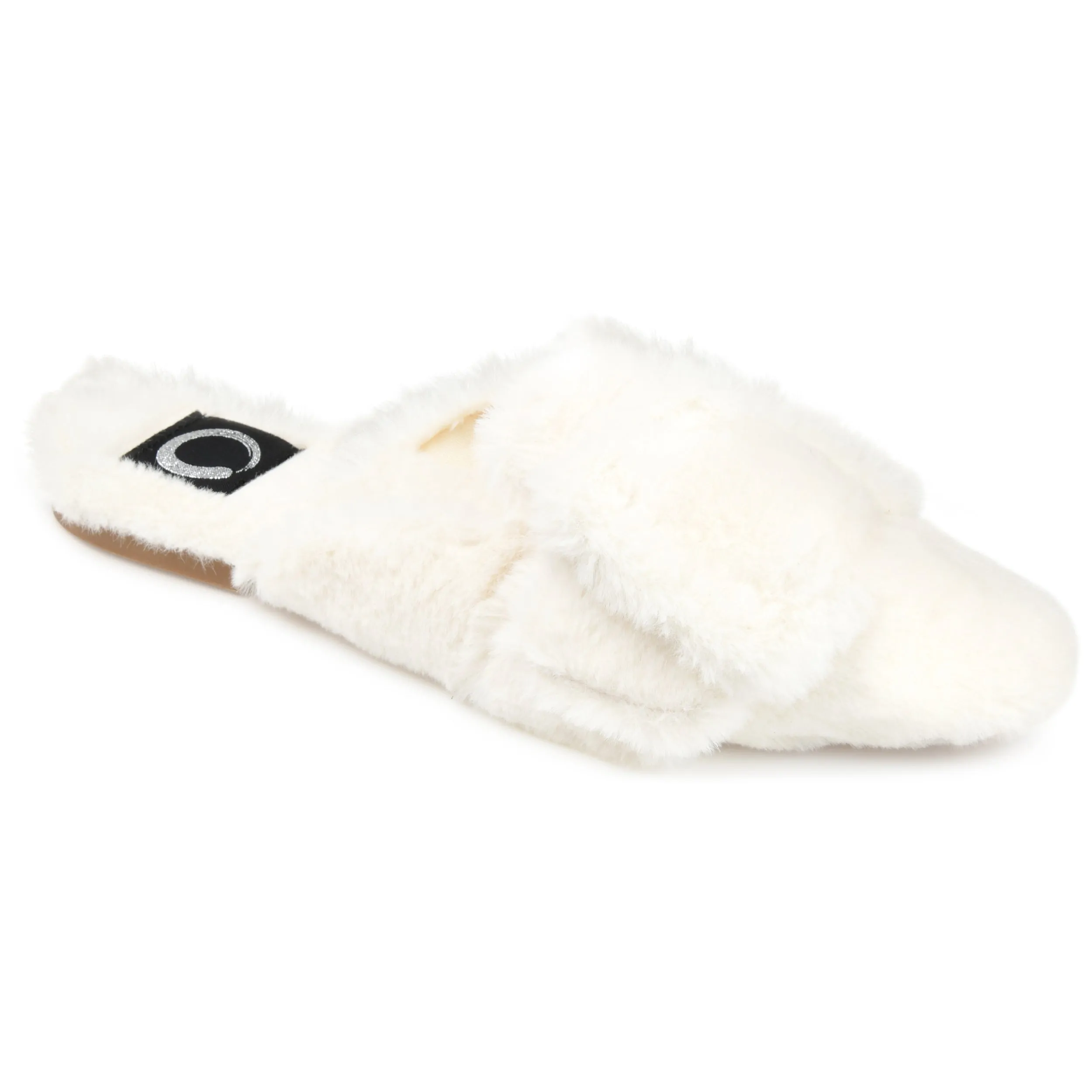 Journee Collection Women's Faux Fur Eara Slipper
