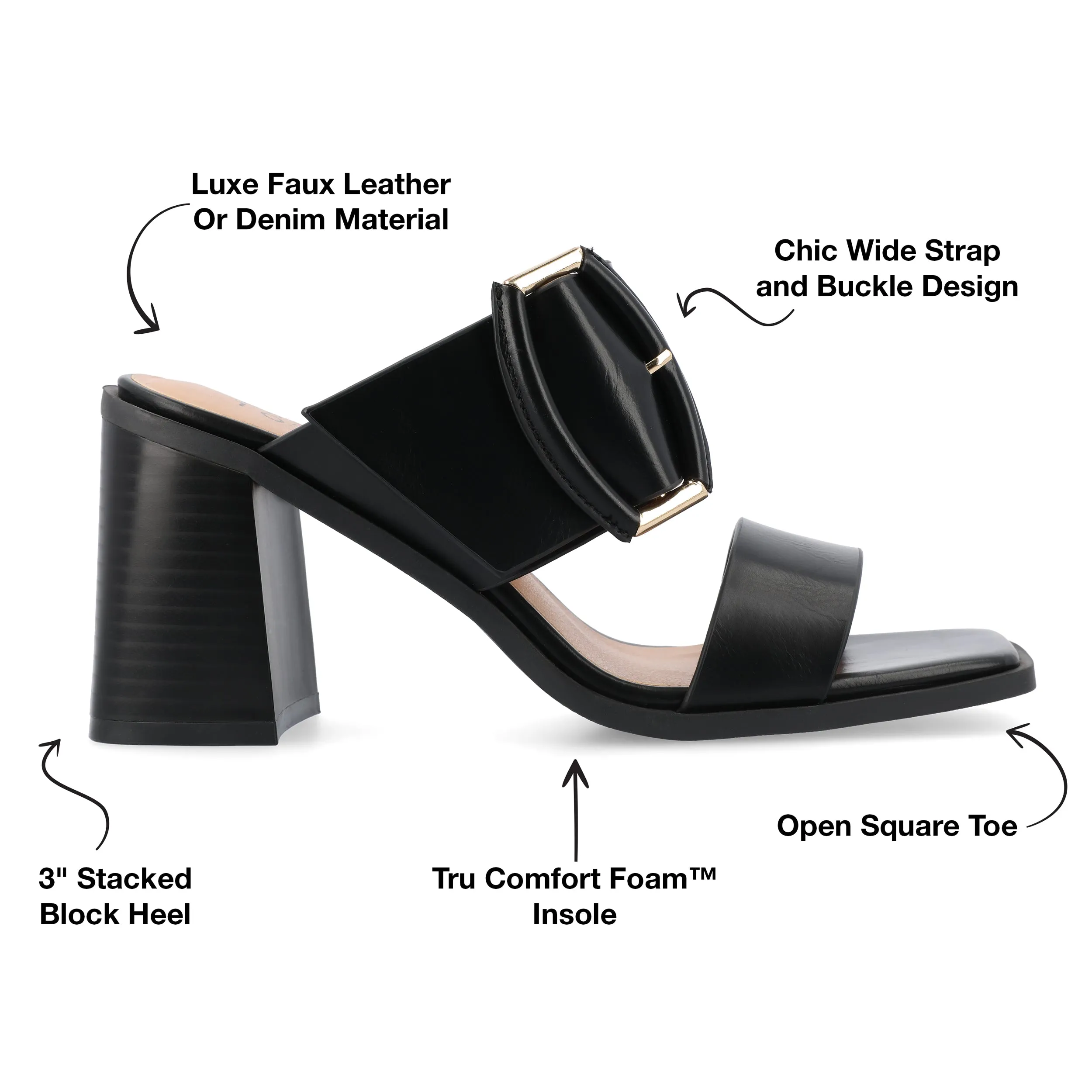 Journee Collection Women's Tru Comfort Foam Junie Sandals