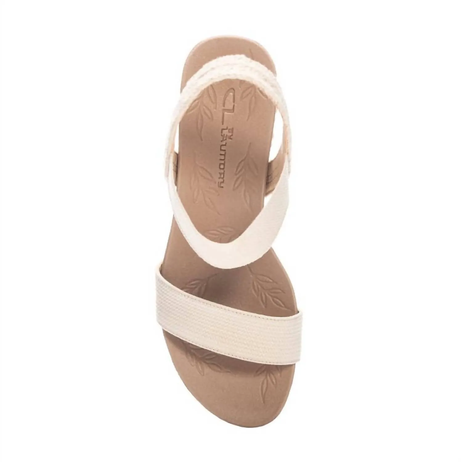 Kaylin Platform Sandal In Natural