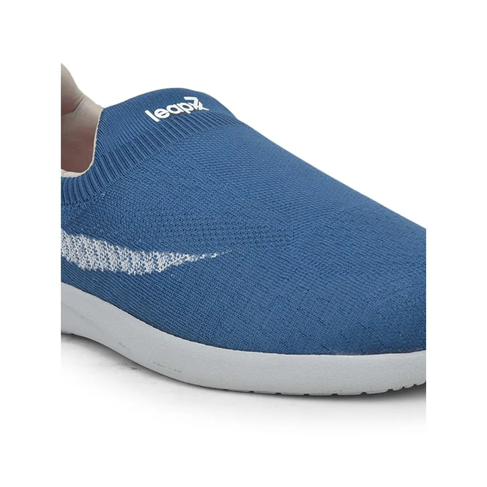 Leap7x Casual S. Blue Non Lacing Shoes For Men RORY-10 By Liberty