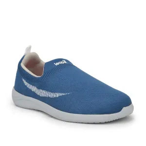 Leap7x Casual S. Blue Non Lacing Shoes For Men RORY-10 By Liberty