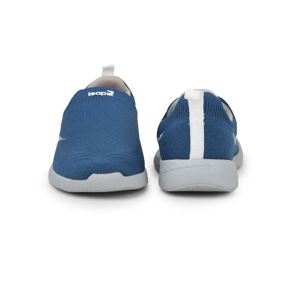 Leap7x Casual S. Blue Non Lacing Shoes For Men RORY-10 By Liberty