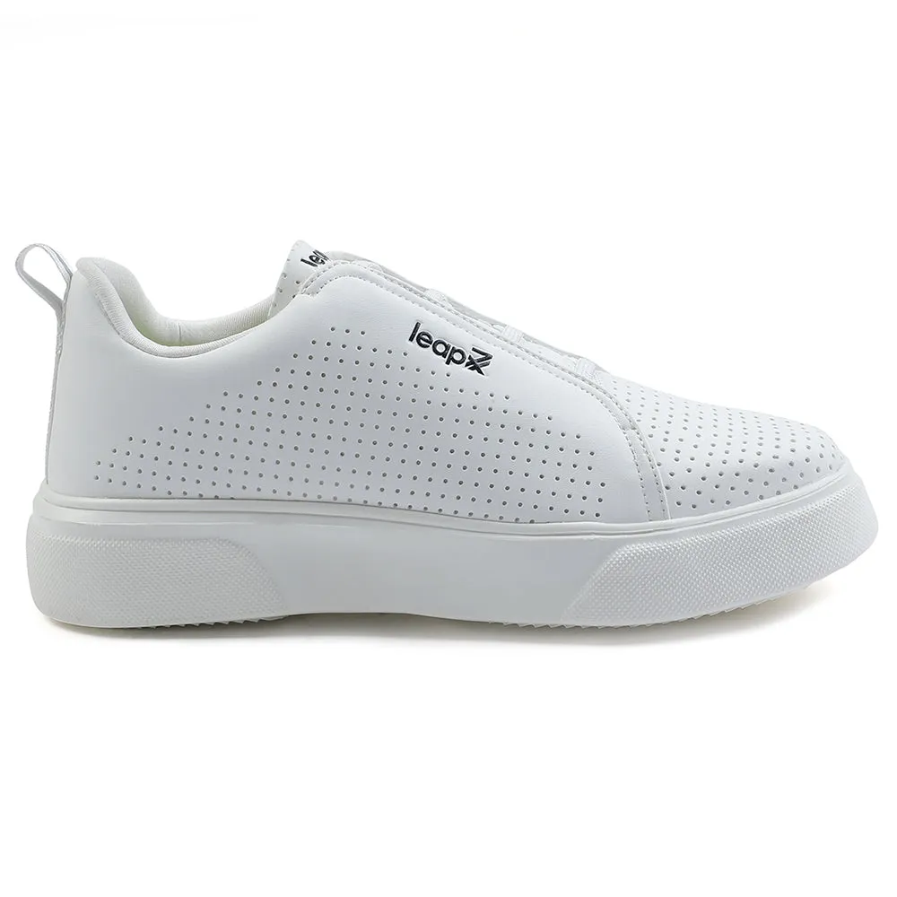 Leap7x Lacing White Casual Sneakers For Men CROATIA-2E By Liberty