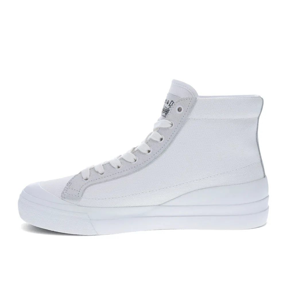 Levi's Mens LS1 Canvas and Suede Hightop Casual Sneaker Shoe