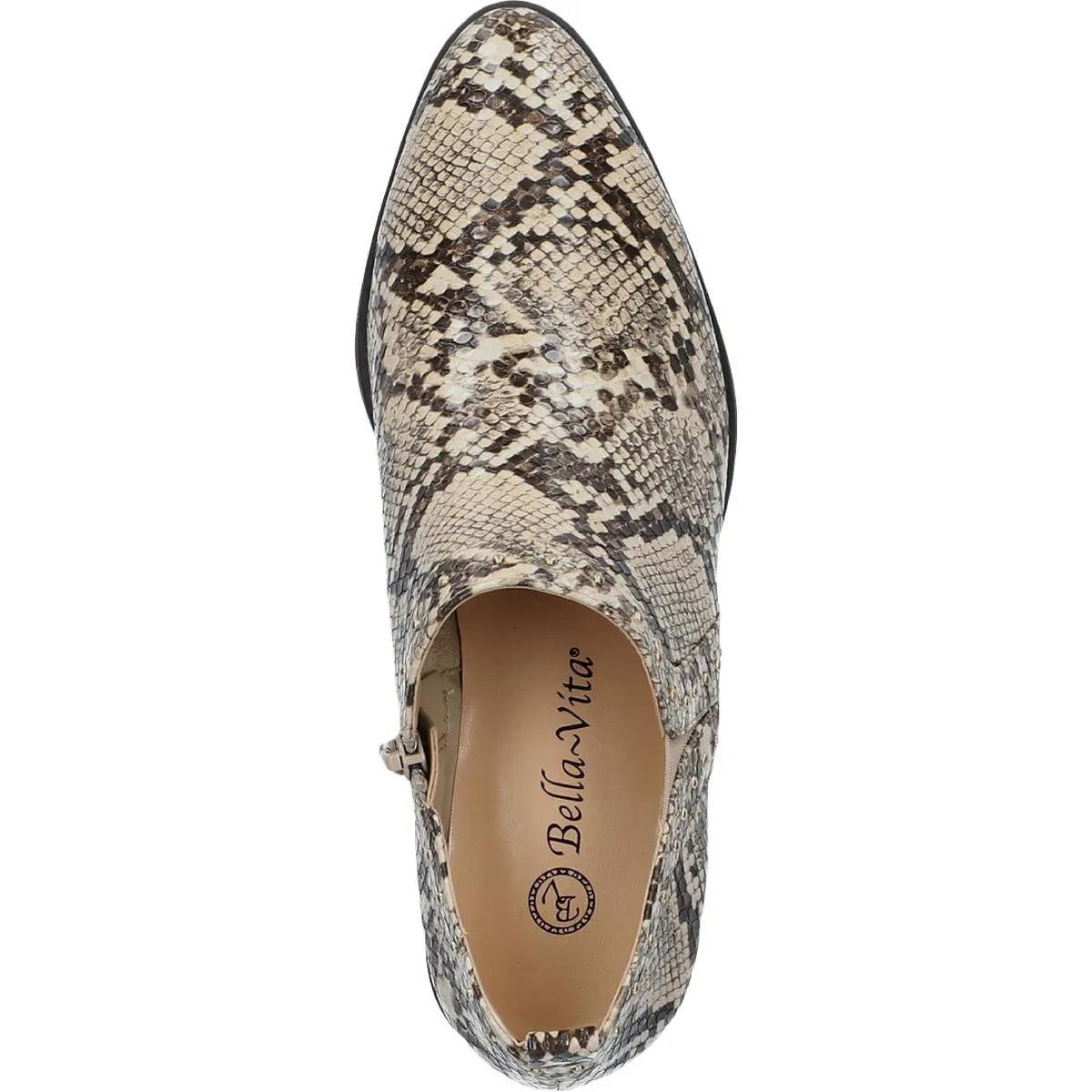 Lorraine Womens Faux Leather Ankle Shooties