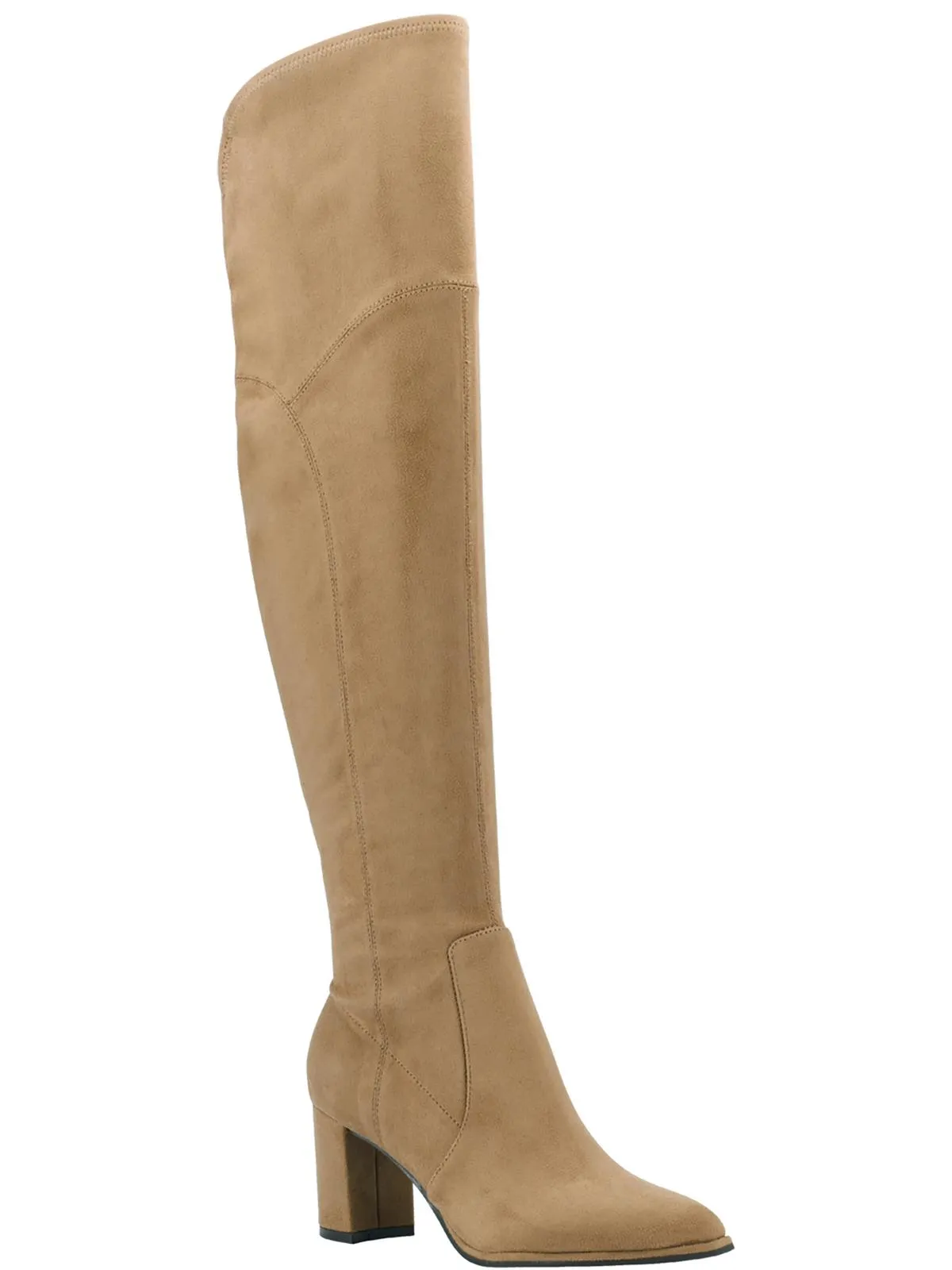 Luley Womens Faux Suede Tall Over-The-Knee Boots