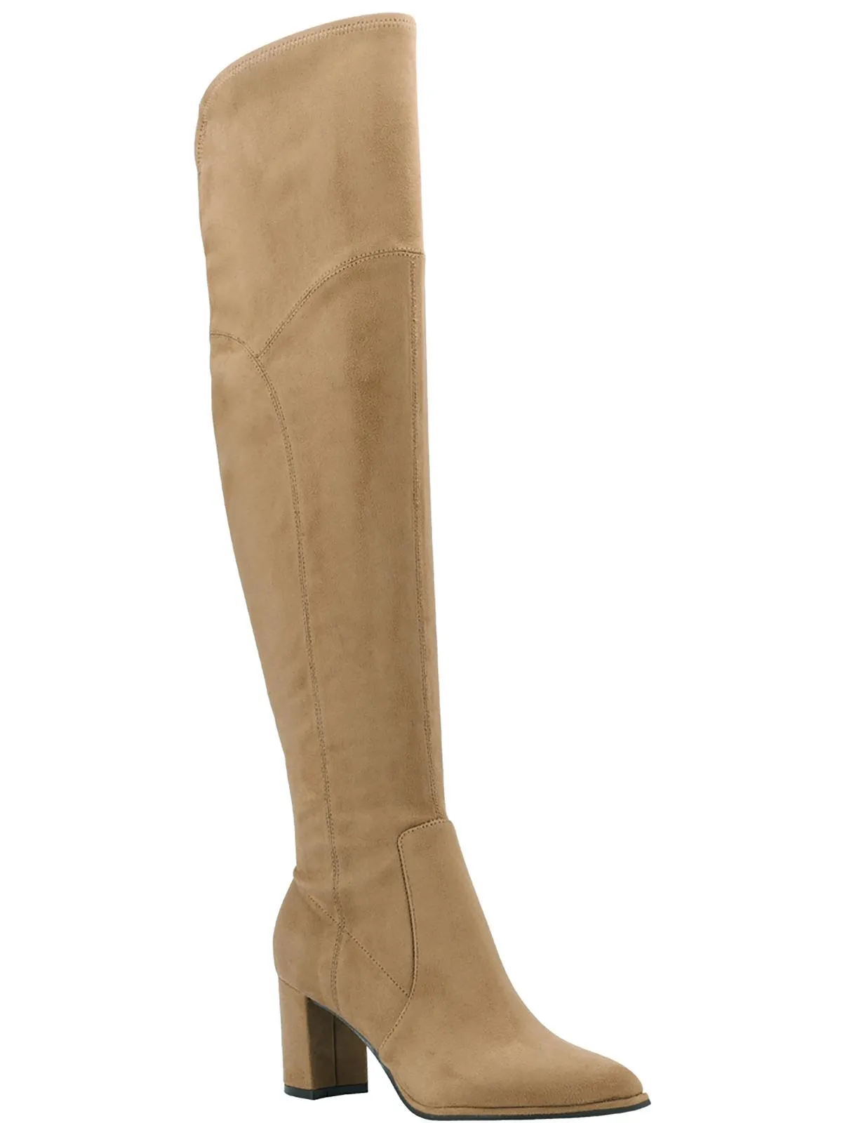 Luley Womens Faux Suede Tall Over-The-Knee Boots