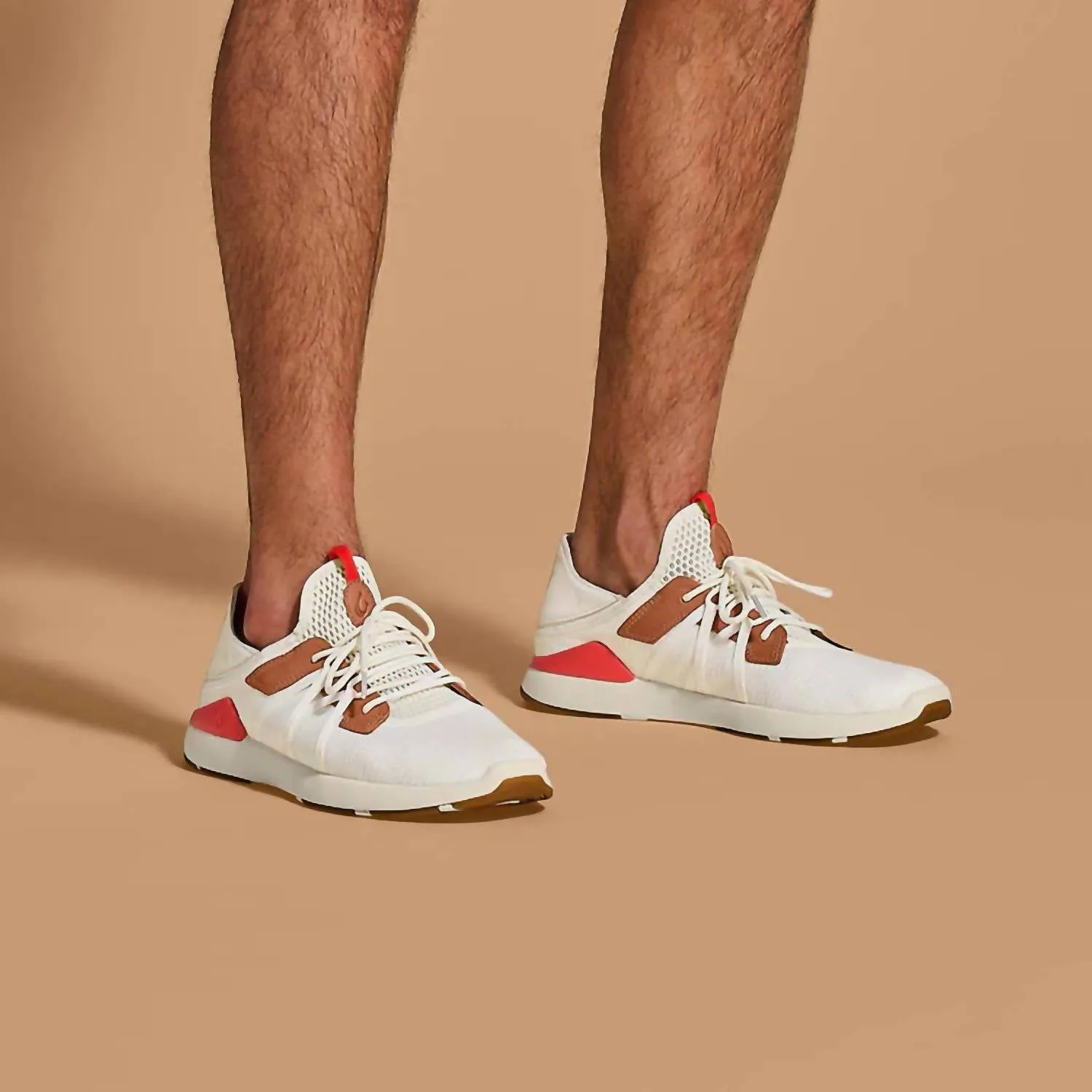 M Mio Li In Bright White/red Lava