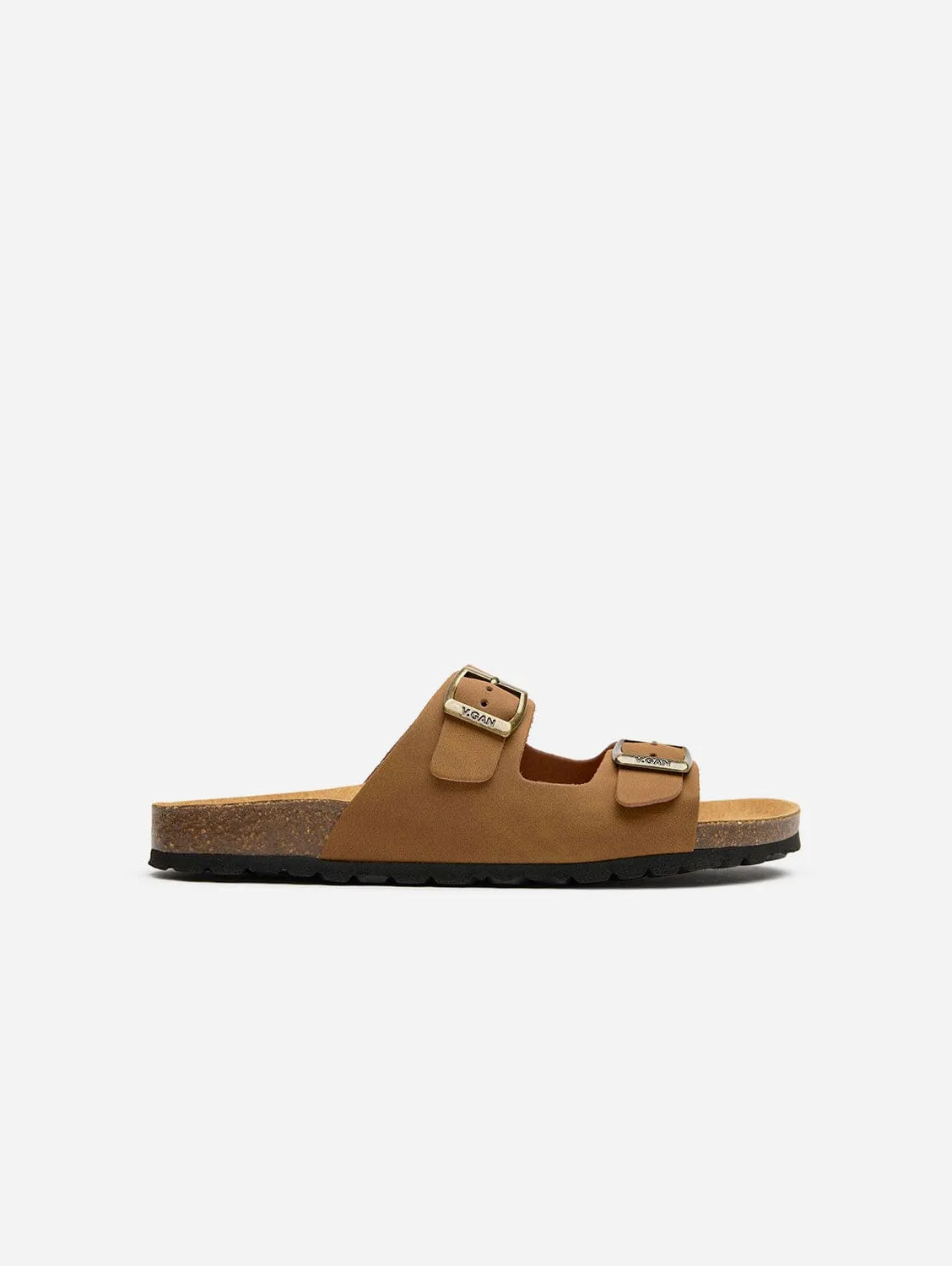 Mango Men's Vegan Footbed Sandals | Tan