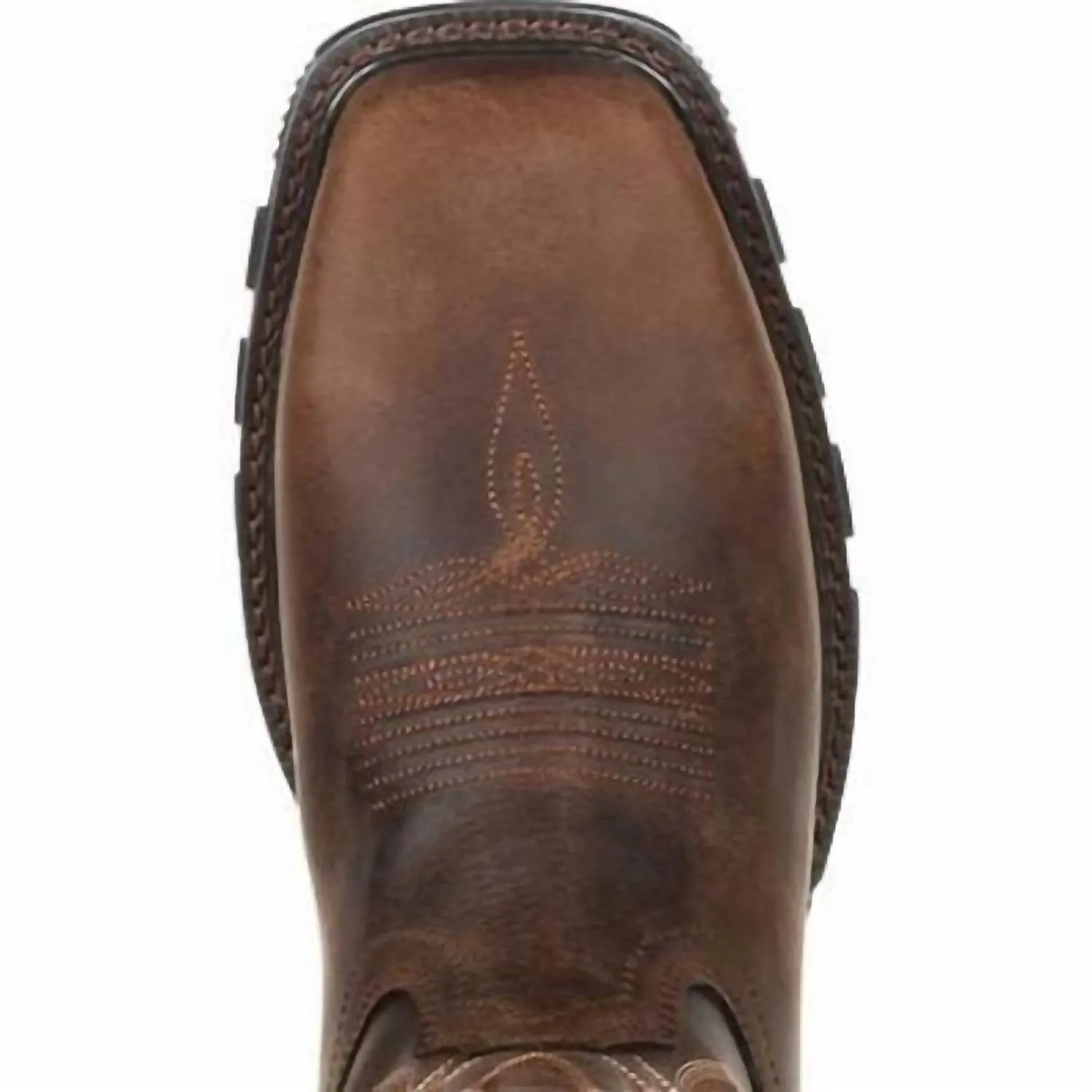 Maverick Xp Steel Toe Waterproof Western Work Boot In Burly Brown