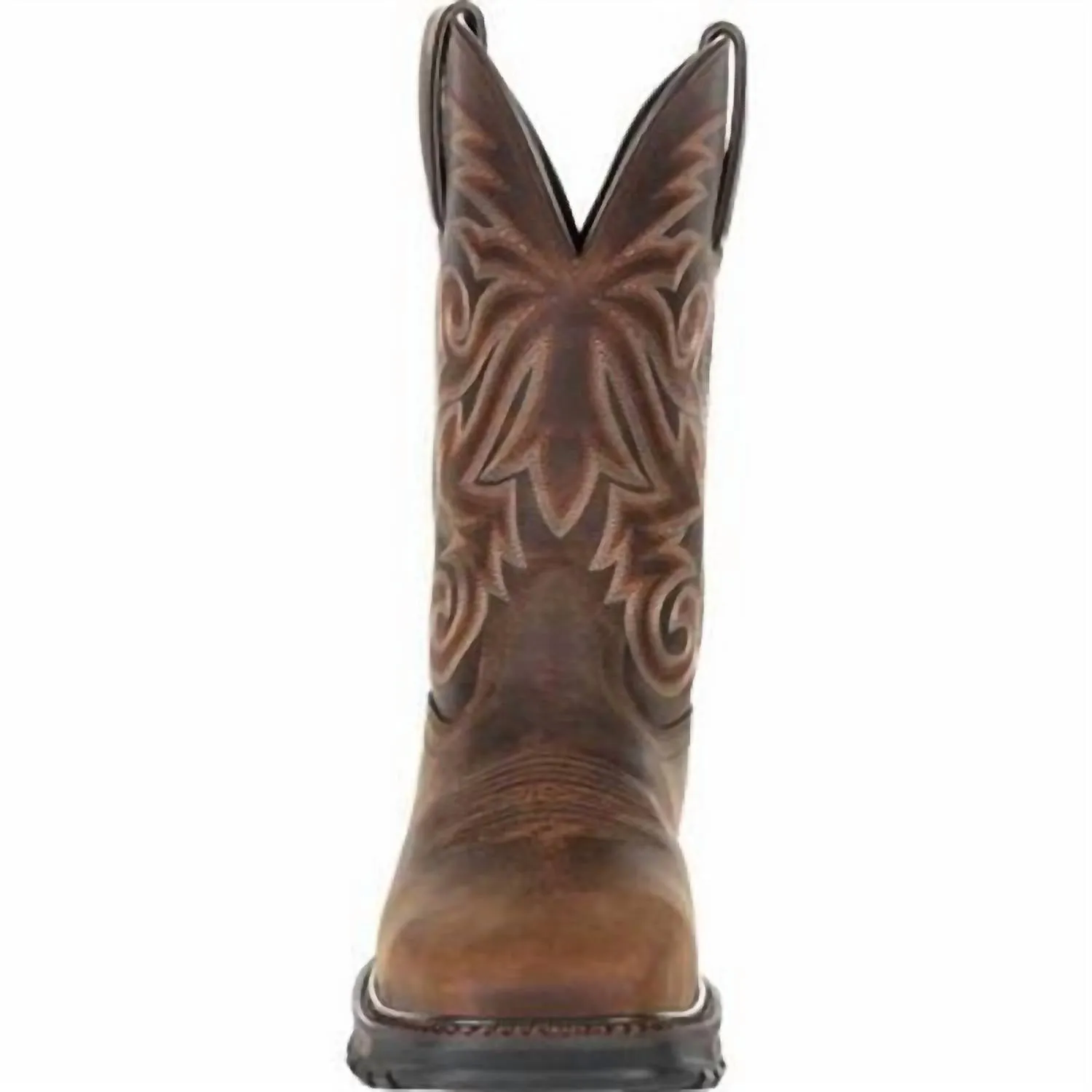 Maverick Xp Steel Toe Waterproof Western Work Boot In Burly Brown