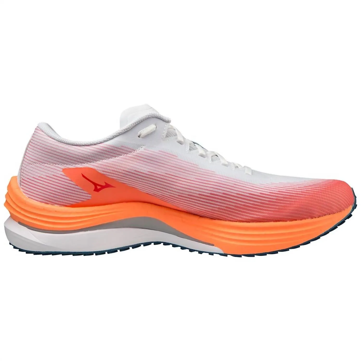 Men Wave Rebellion Flash Running Shoes In White/silver