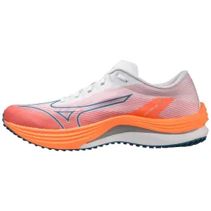 Men Wave Rebellion Flash Running Shoes In White/silver