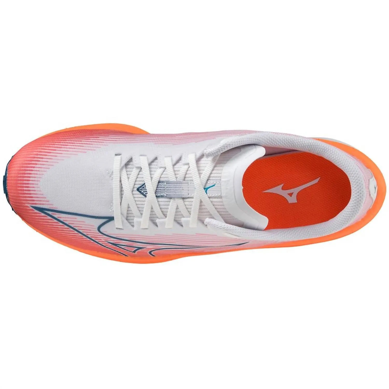 Men Wave Rebellion Flash Running Shoes In White/silver