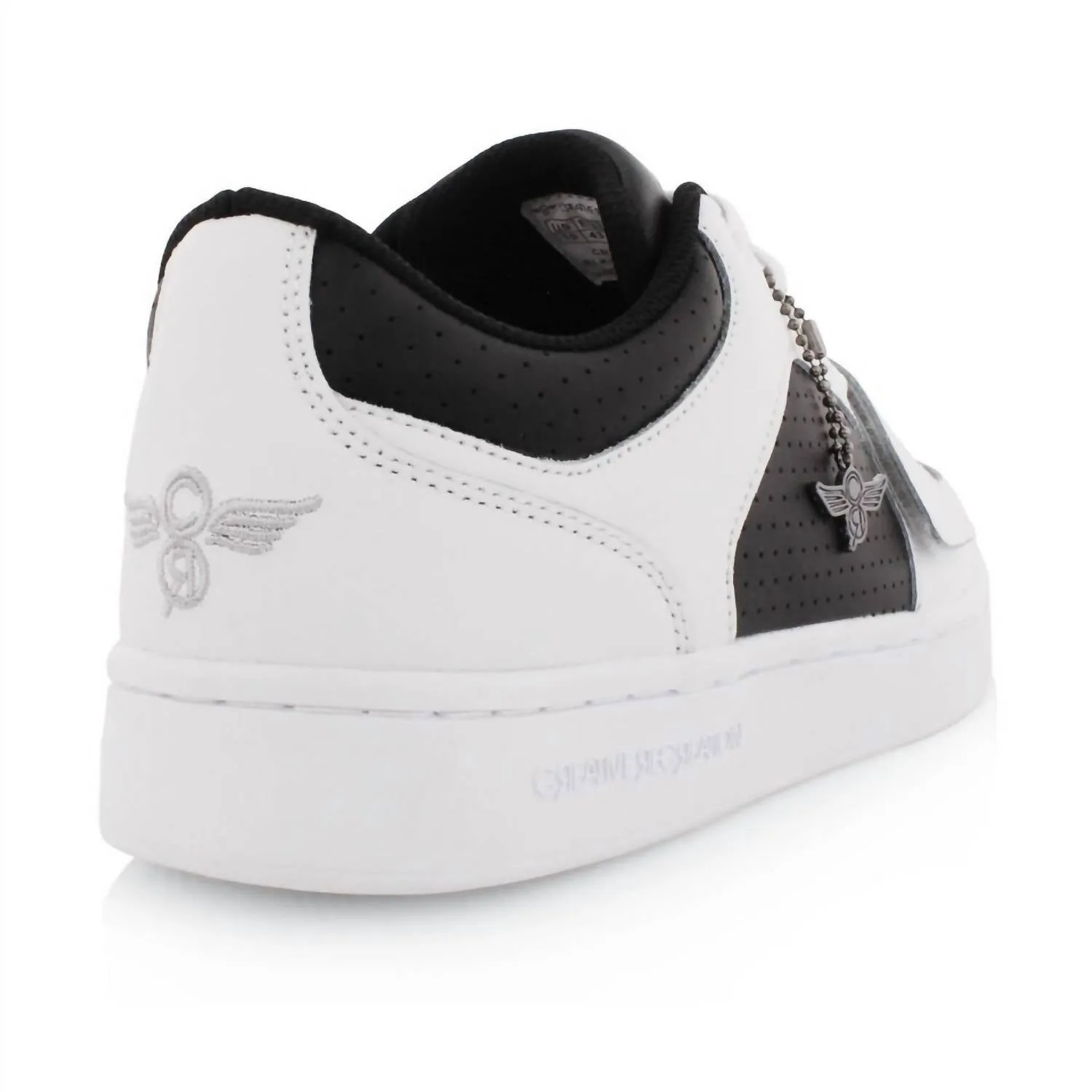 Men's Cesario Low Sneakers In White/black