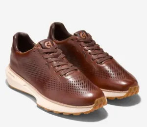 Men's Grandpro Ashland Laser Perforated Sneakers In Acorn