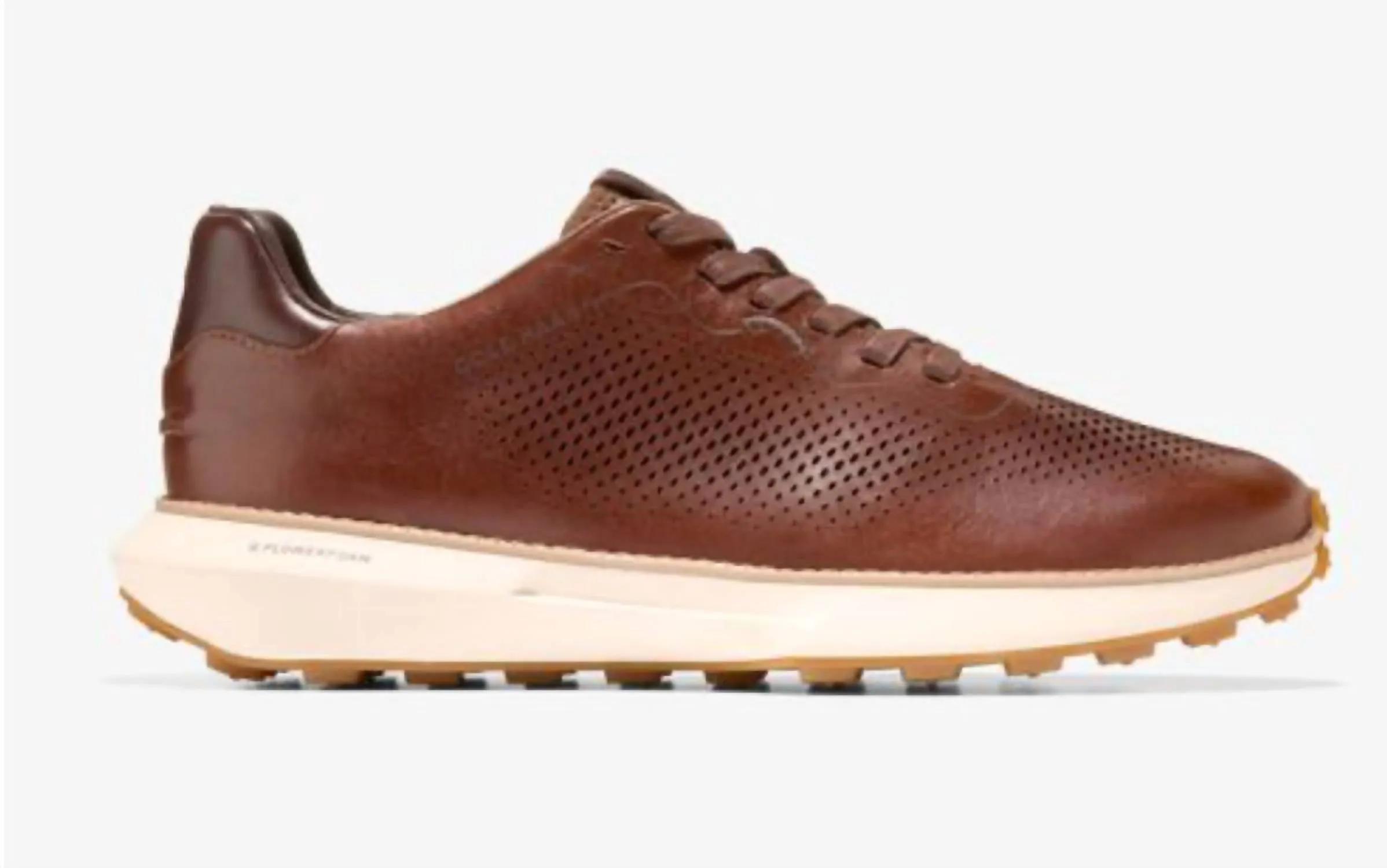 Men's Grandpro Ashland Laser Perforated Sneakers In Acorn