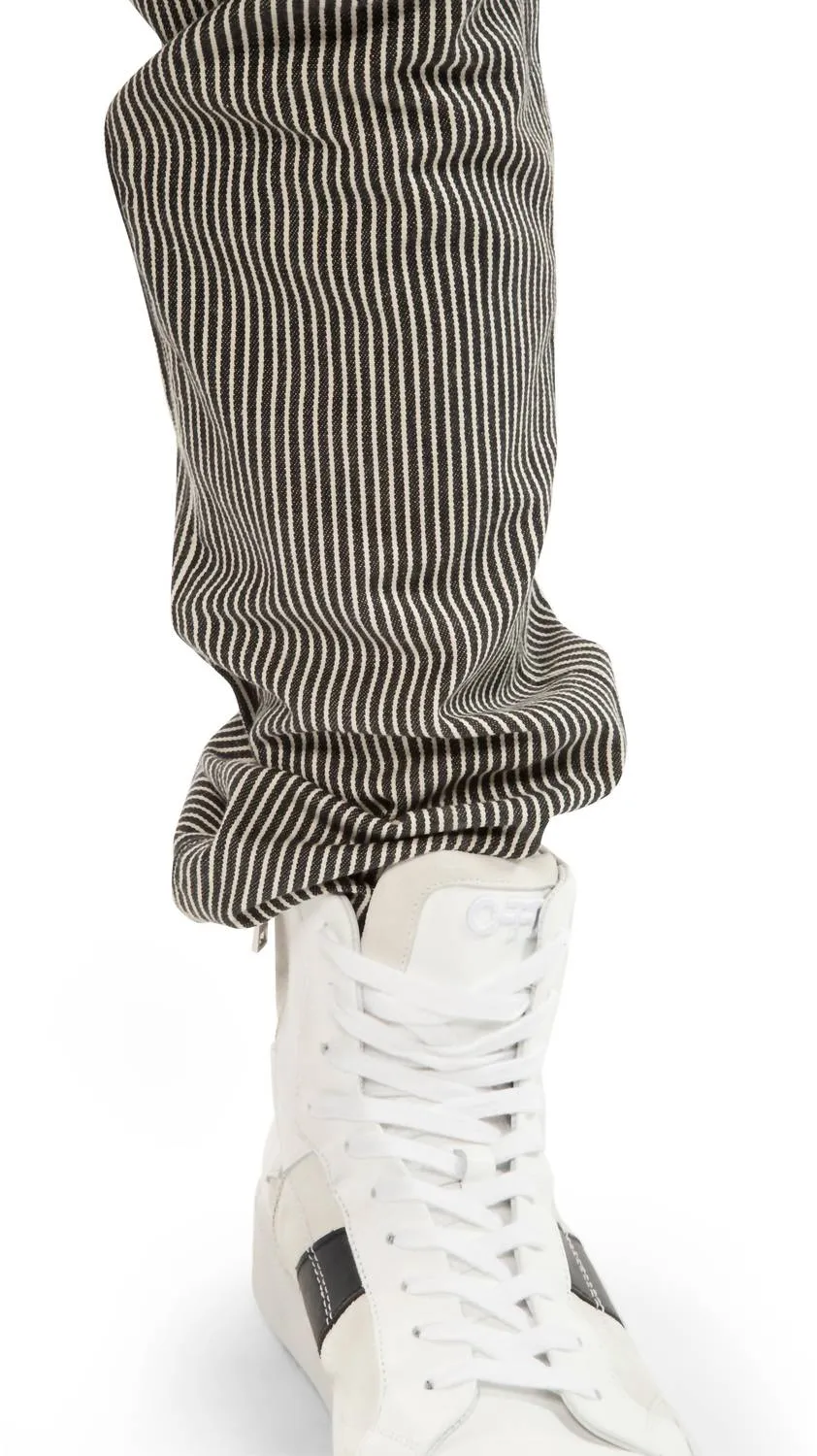 Men's Hi-Top Zip Sneaker In White