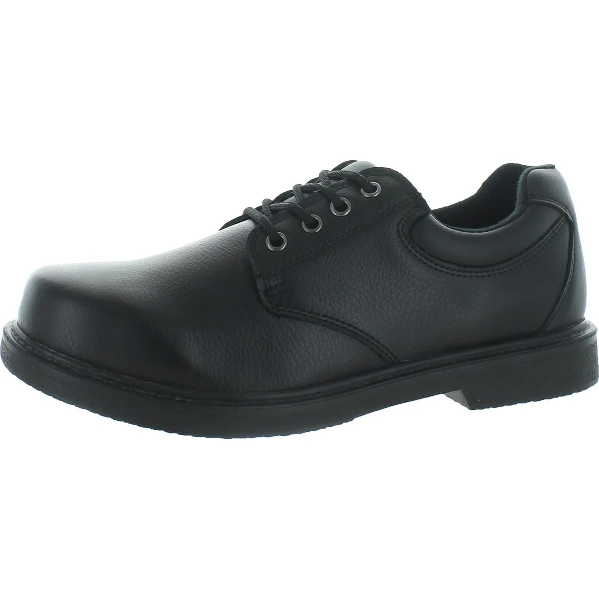 Mens Leather Slip Resistant Oxfords