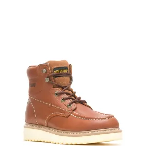 Men's Moc Toe 6" Work Boot In Brown, Honey