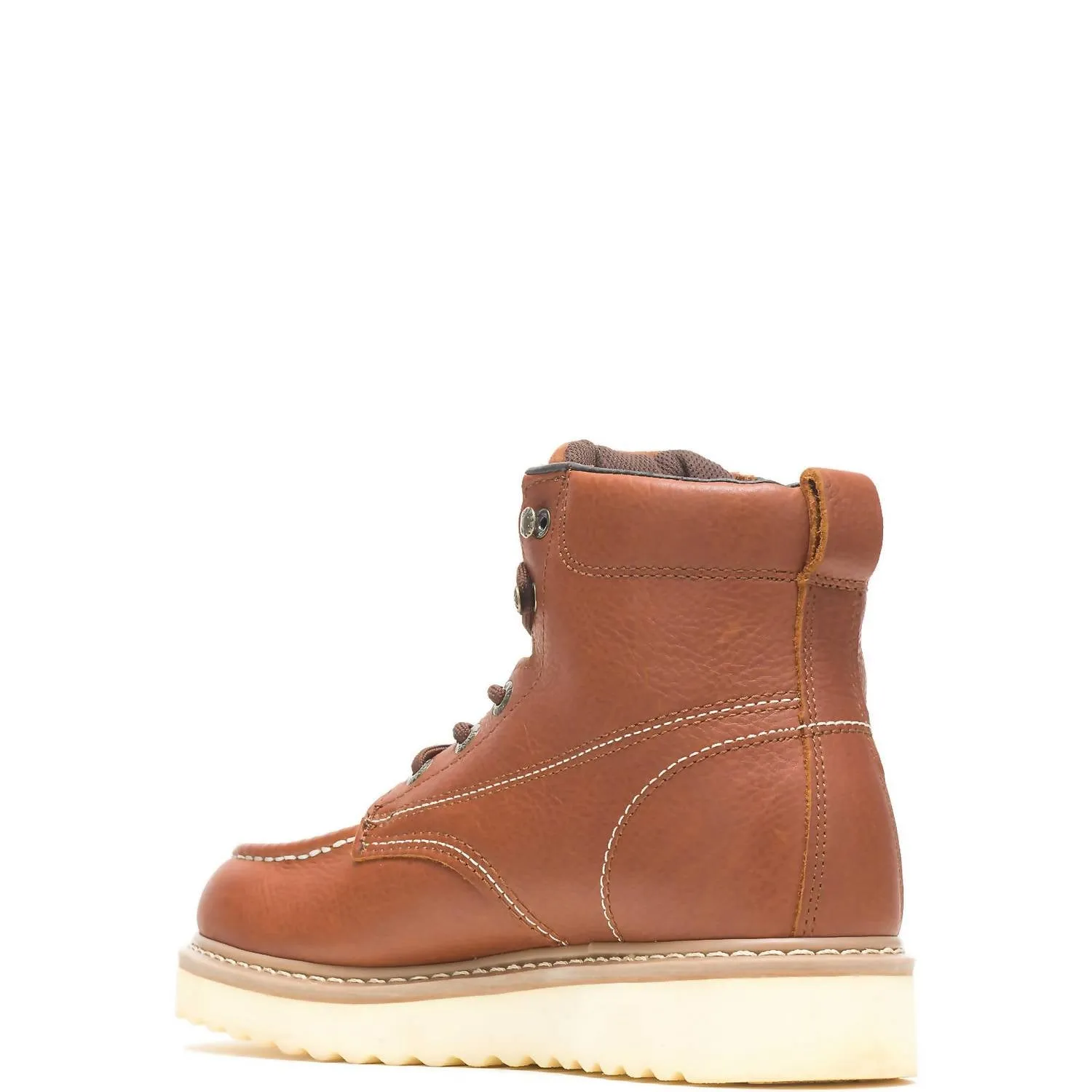 Men's Moc Toe 6" Work Boot In Brown, Honey