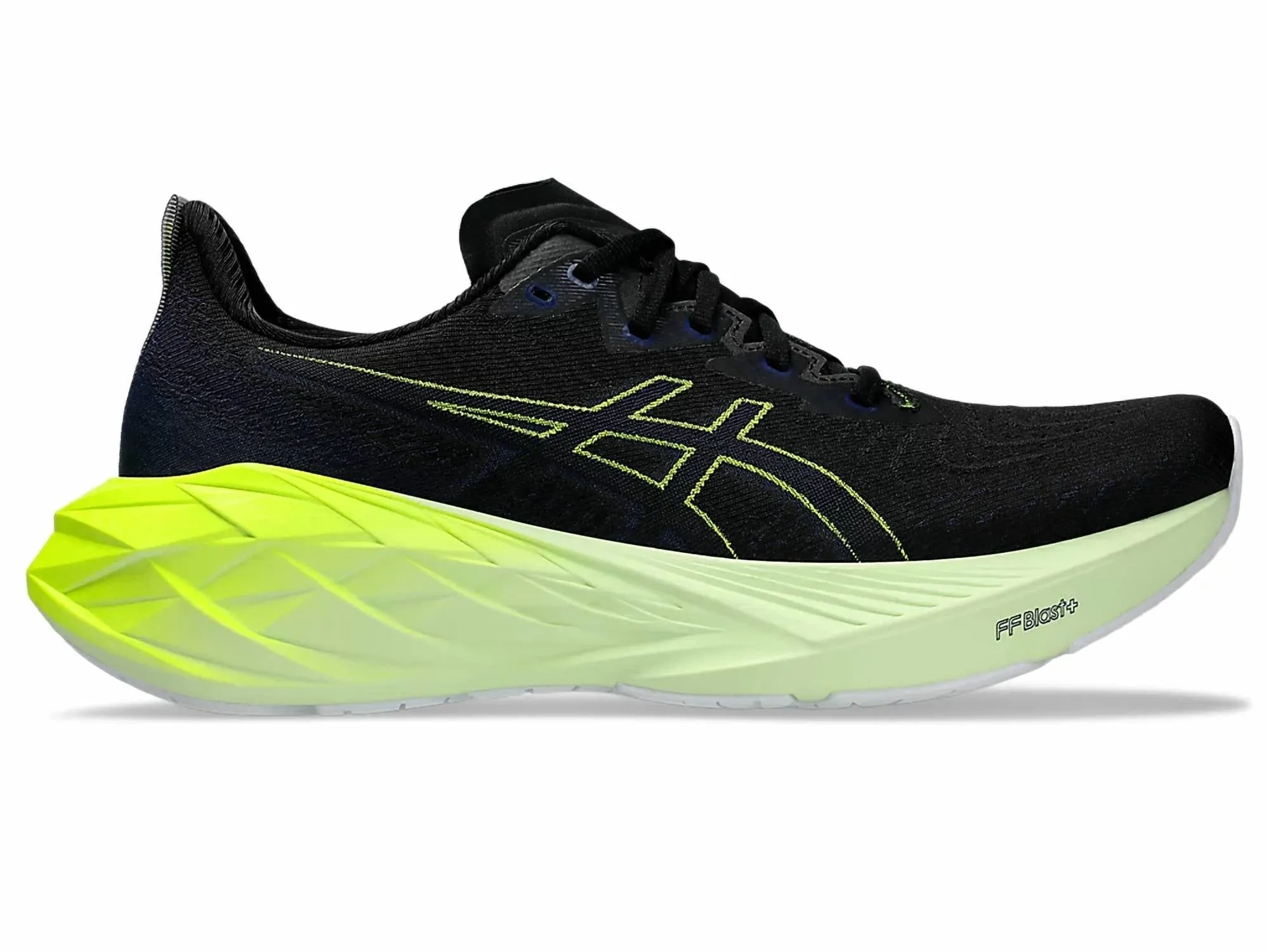 Men's Novablast 4 Running Shoes In Black/blue Expanse