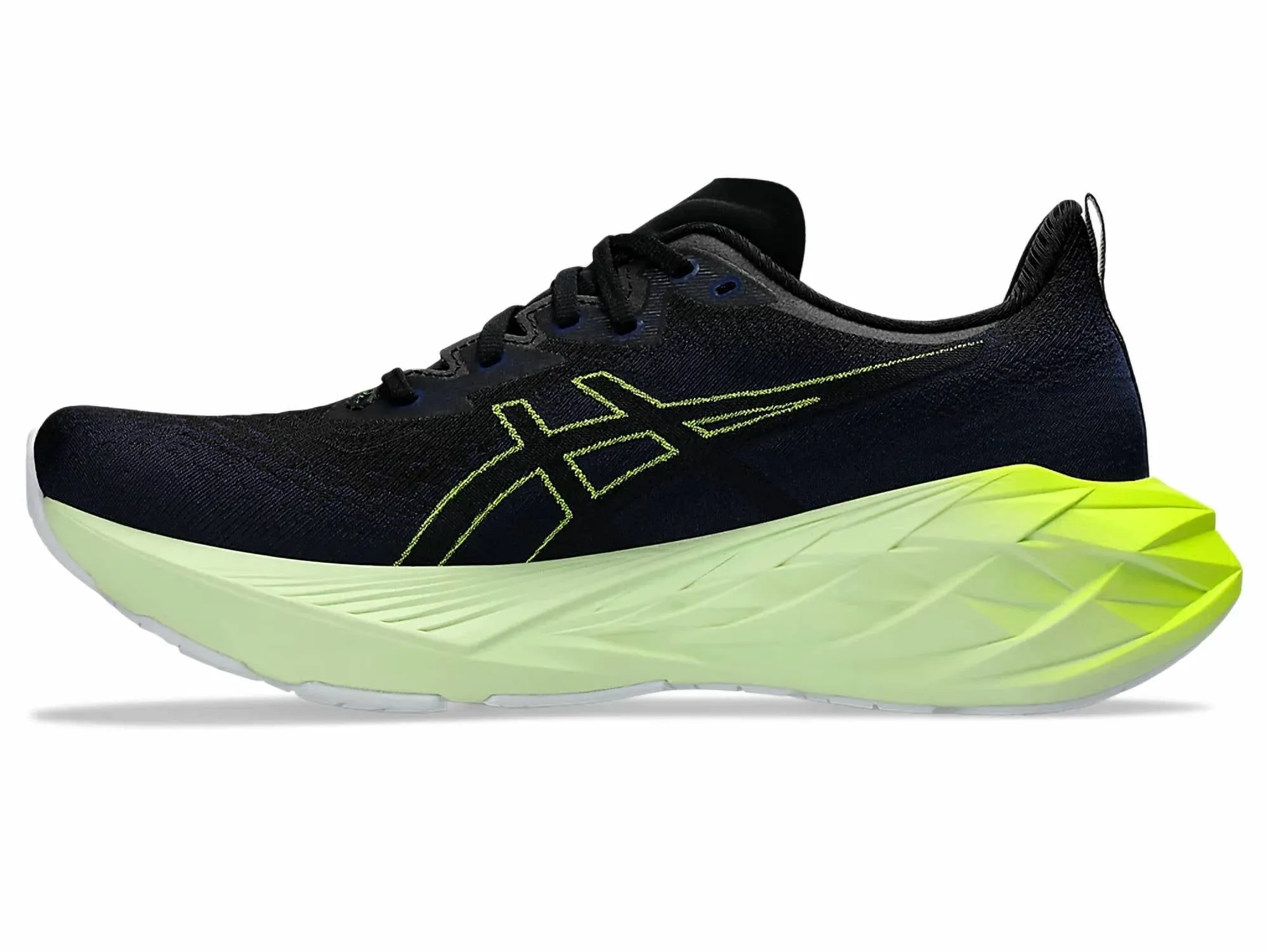 Men's Novablast 4 Running Shoes In Black/blue Expanse