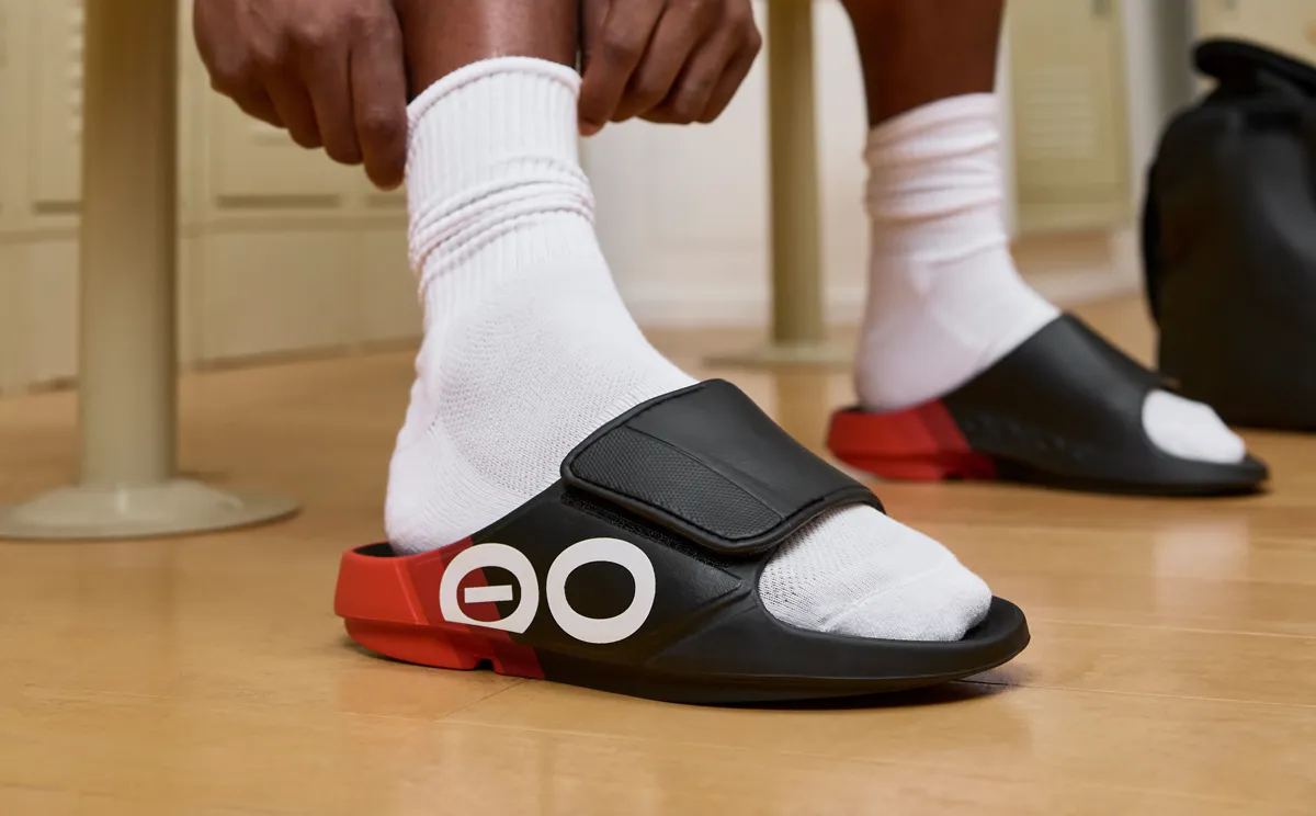 Men's OOahh Sport Flex Sandal - Fire Rally