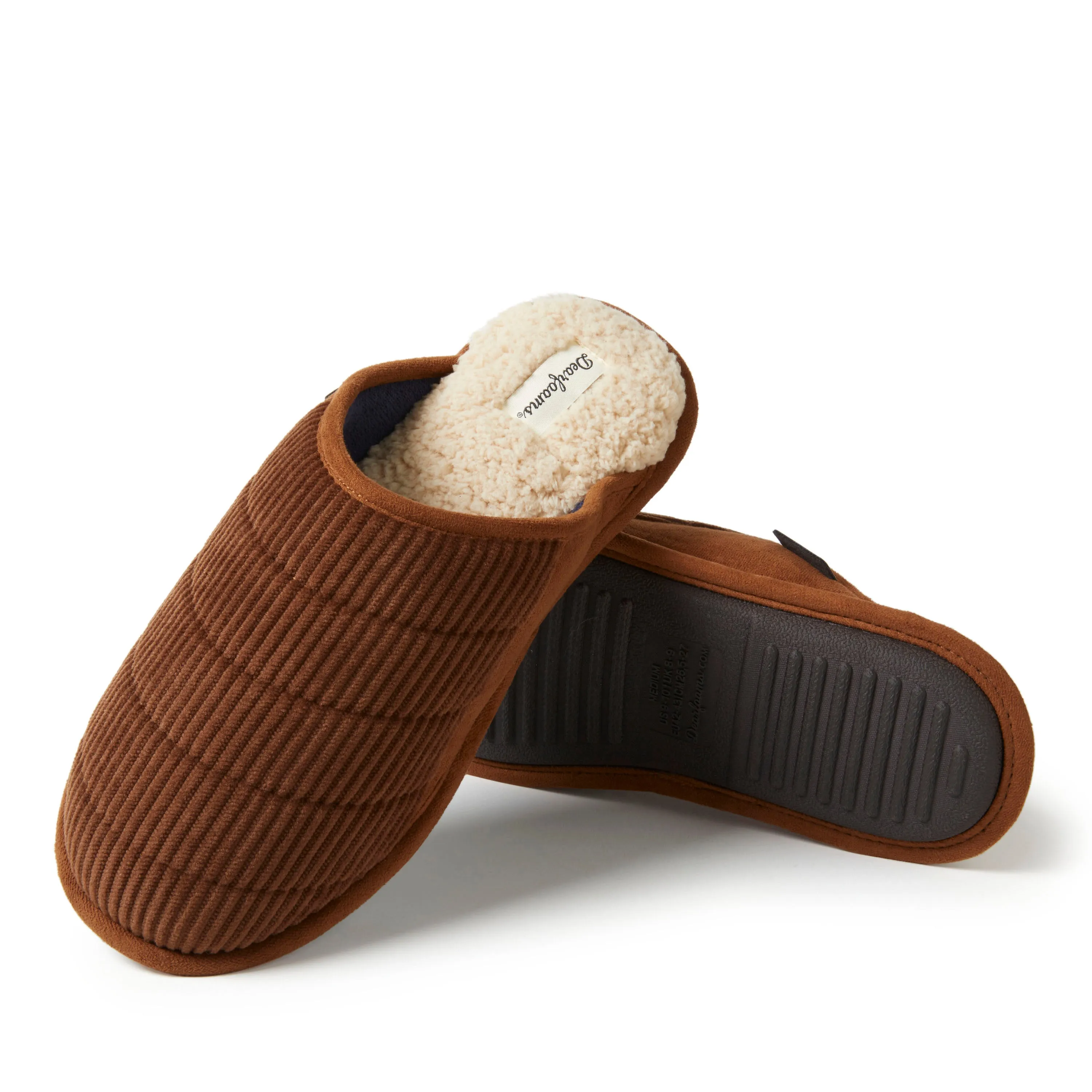 Men's Rocky Mixed Material Scuff Slippers