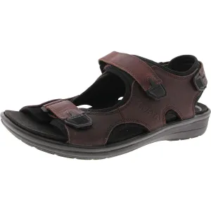 Mens Strappy Leather Sport Sandals