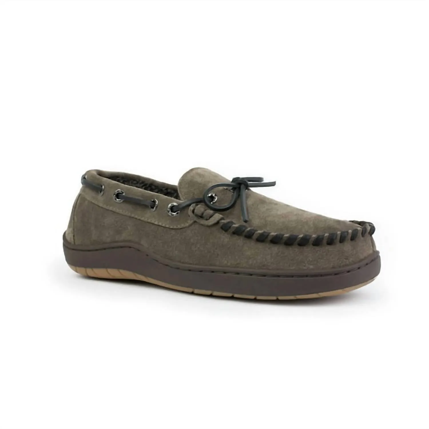 Men's Therman Slippers In Charcoal