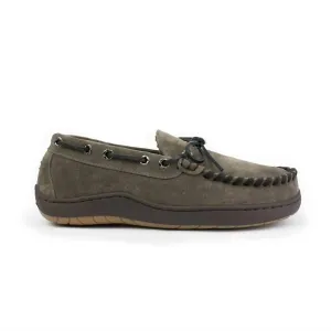 Men's Therman Slippers In Charcoal