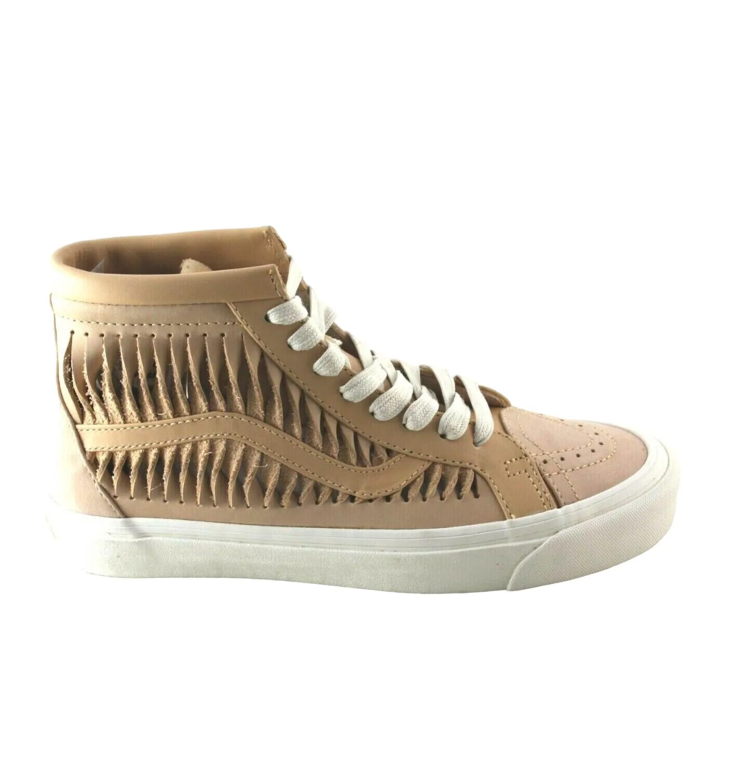 Men's Ua Sk8-Hi Reissue Lx Twisted Leather Shoes In Amberlight/marshmallow