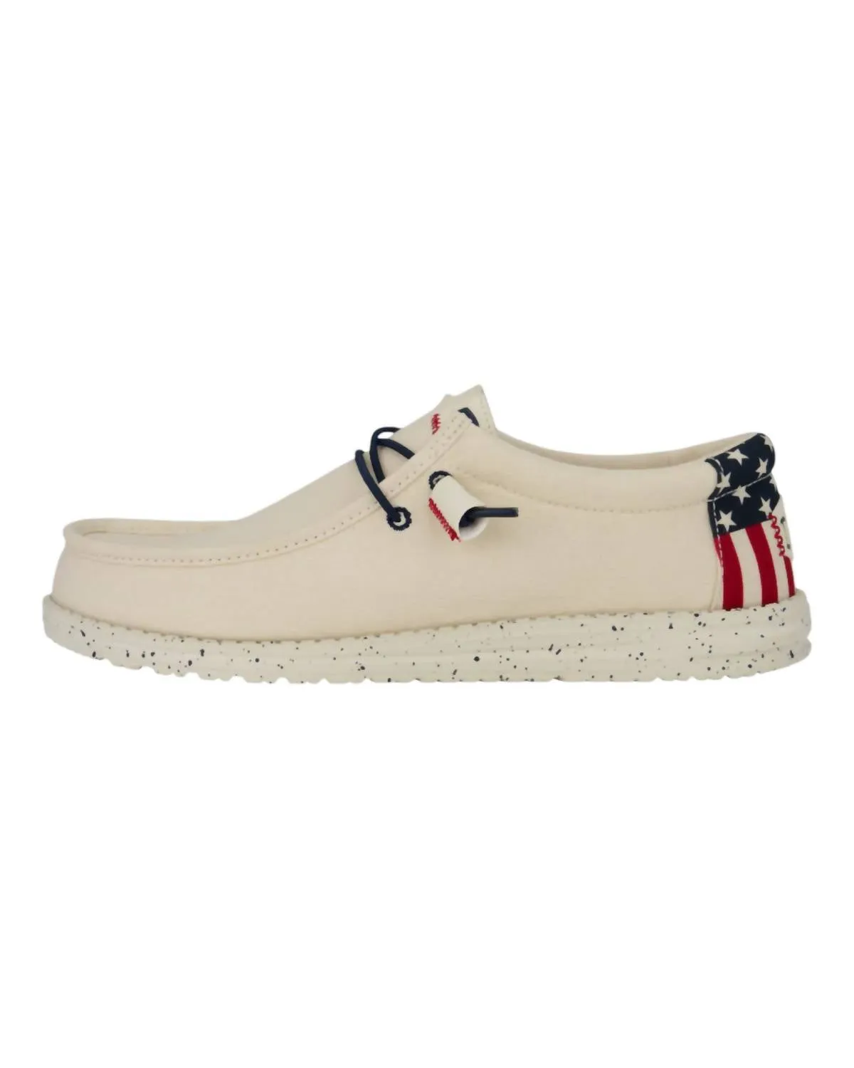 Men's Wally Americana Slip Ons In Off White