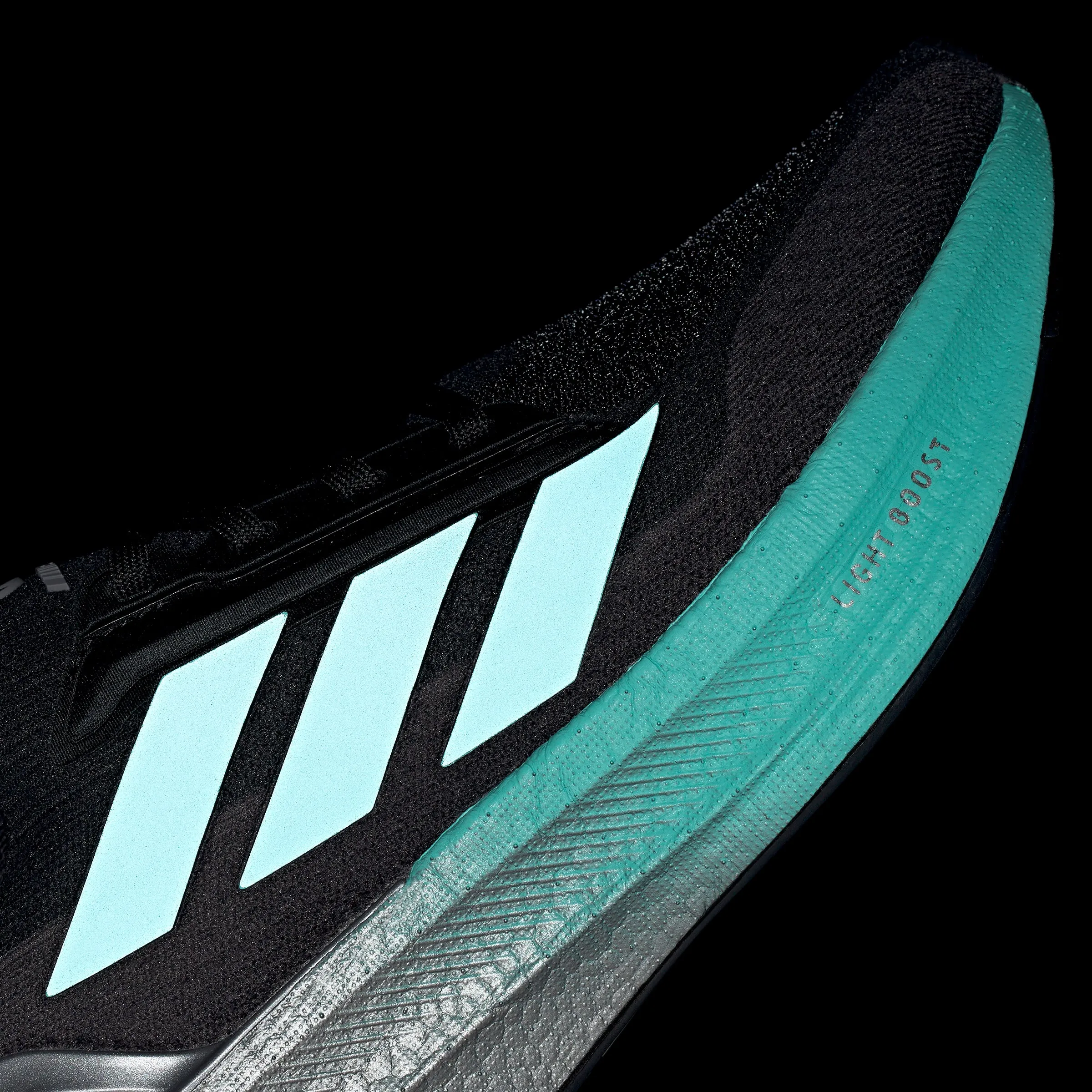  Mercedes AMG Petronas F1 Team Wmns Ultraboost 5X 'Core Black Semi Mint Rush'