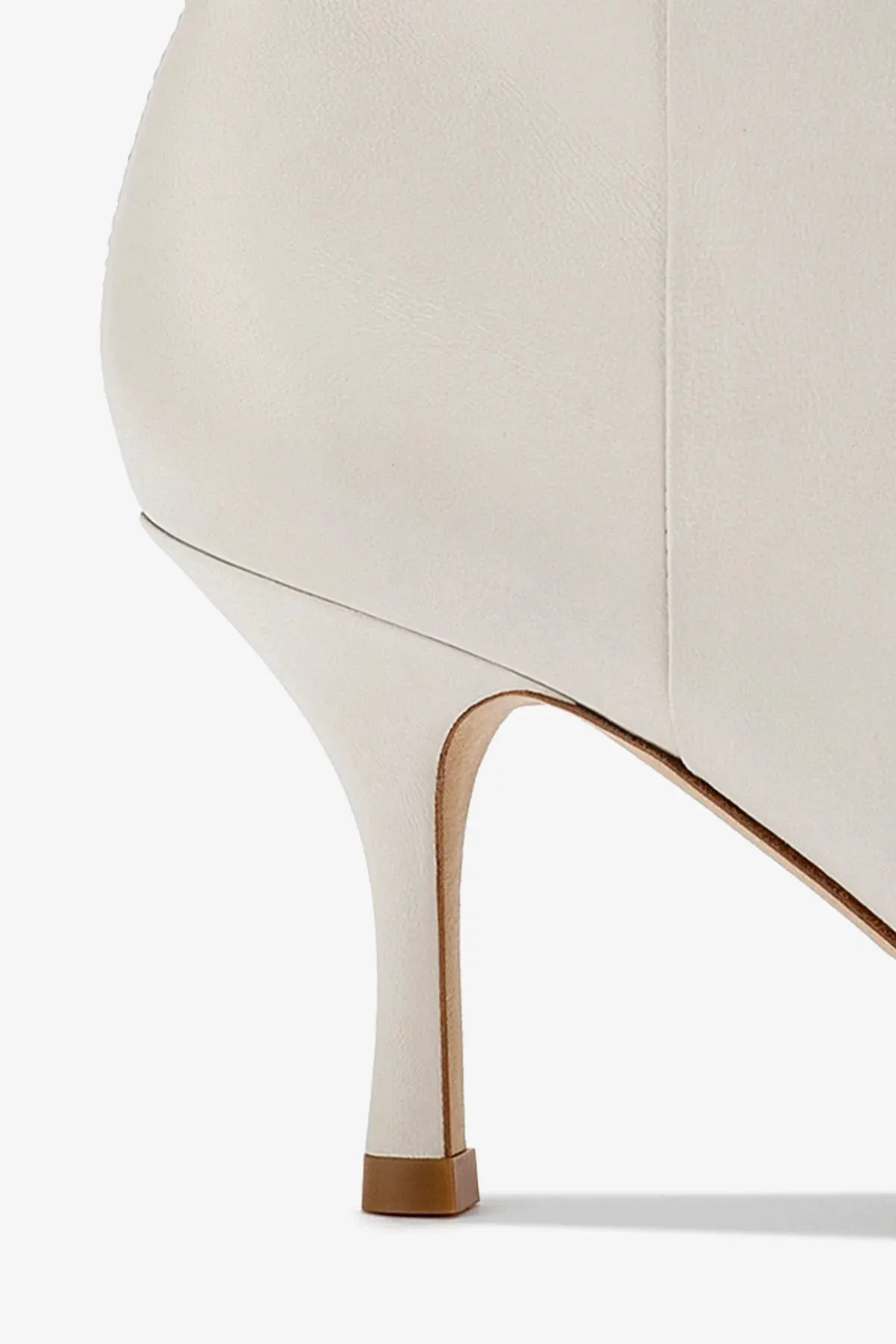Mini Kate Boot In Ivory Leather