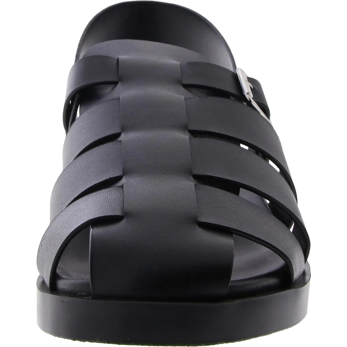 Montego Mens Faux Leather Closed Toe Fisherman Sandals