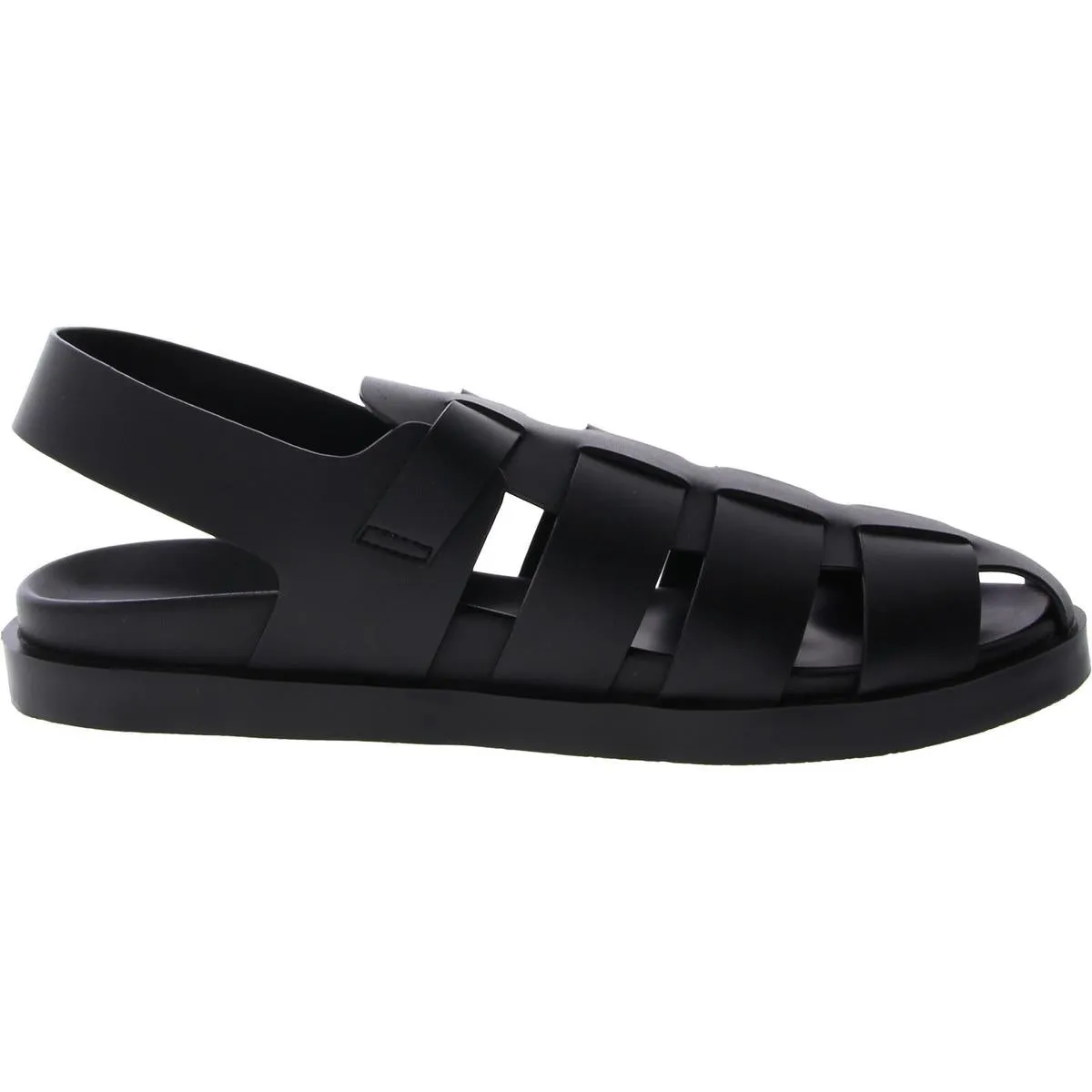 Montego Mens Faux Leather Closed Toe Fisherman Sandals